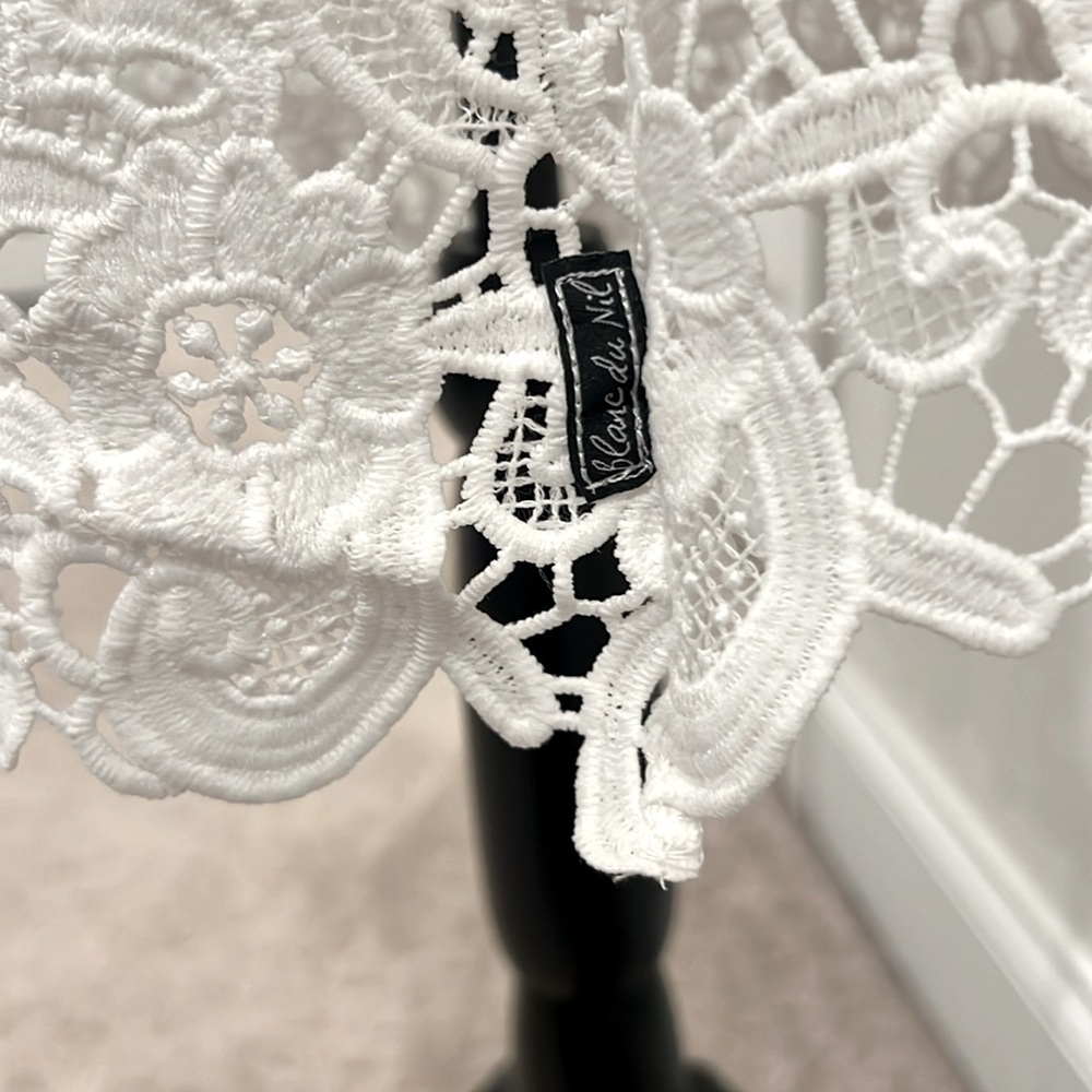 NWOT blanc du Nil Lace Dress - Picture 3 of 8